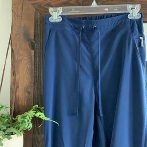 Large Beyond Scrubs navy scrub pants